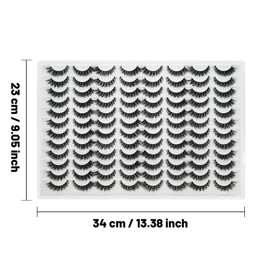 3D Eyelashes Are Multi-layered, Realistic, Soft And Comfortable 