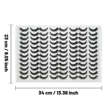 3D Eyelashes Are Multi-layered, Realistic, Soft And Comfortable 